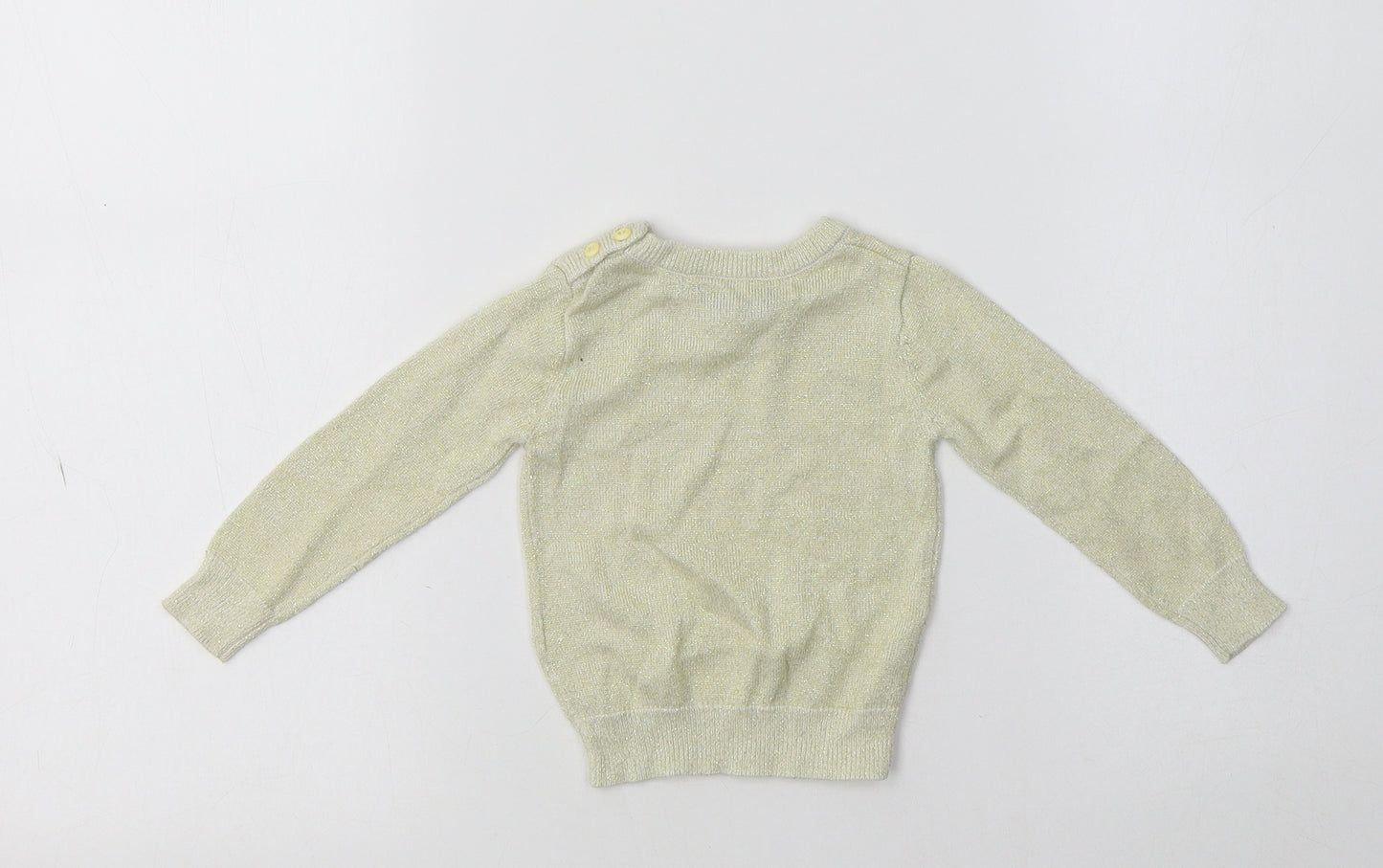 Aygey Baby Gold  Viscose Pullover Jumper Size 6-9 Months