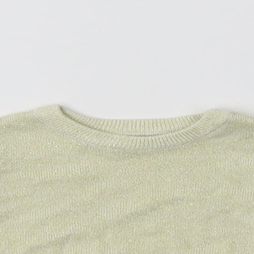 Aygey Baby Gold  Viscose Pullover Jumper Size 6-9 Months
