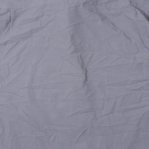 NEXT Mens Grey  Cotton  Dress Shirt Size 18 Collared