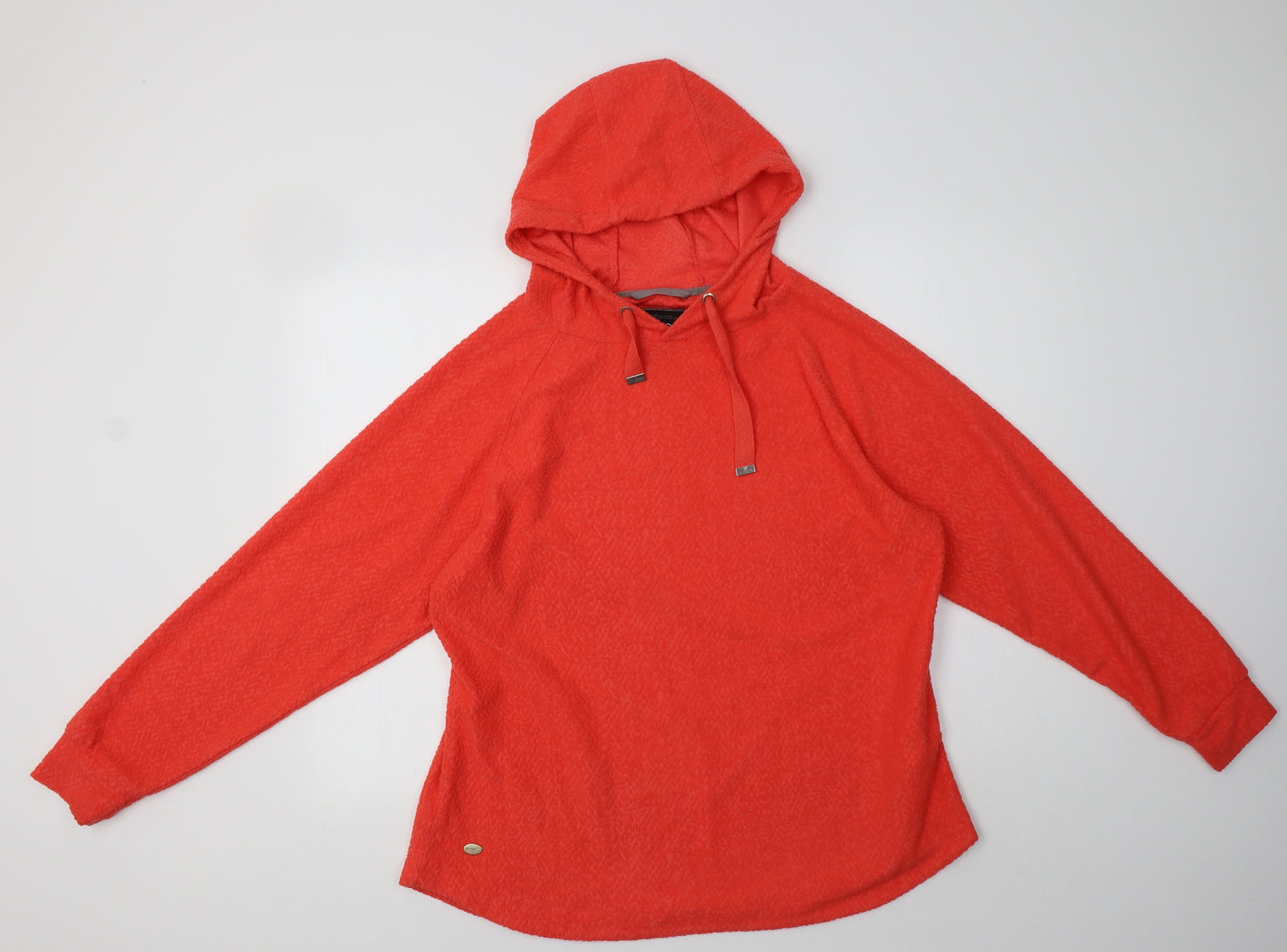 Regatta Womens Red  Polyester Pullover Hoodie Size 18