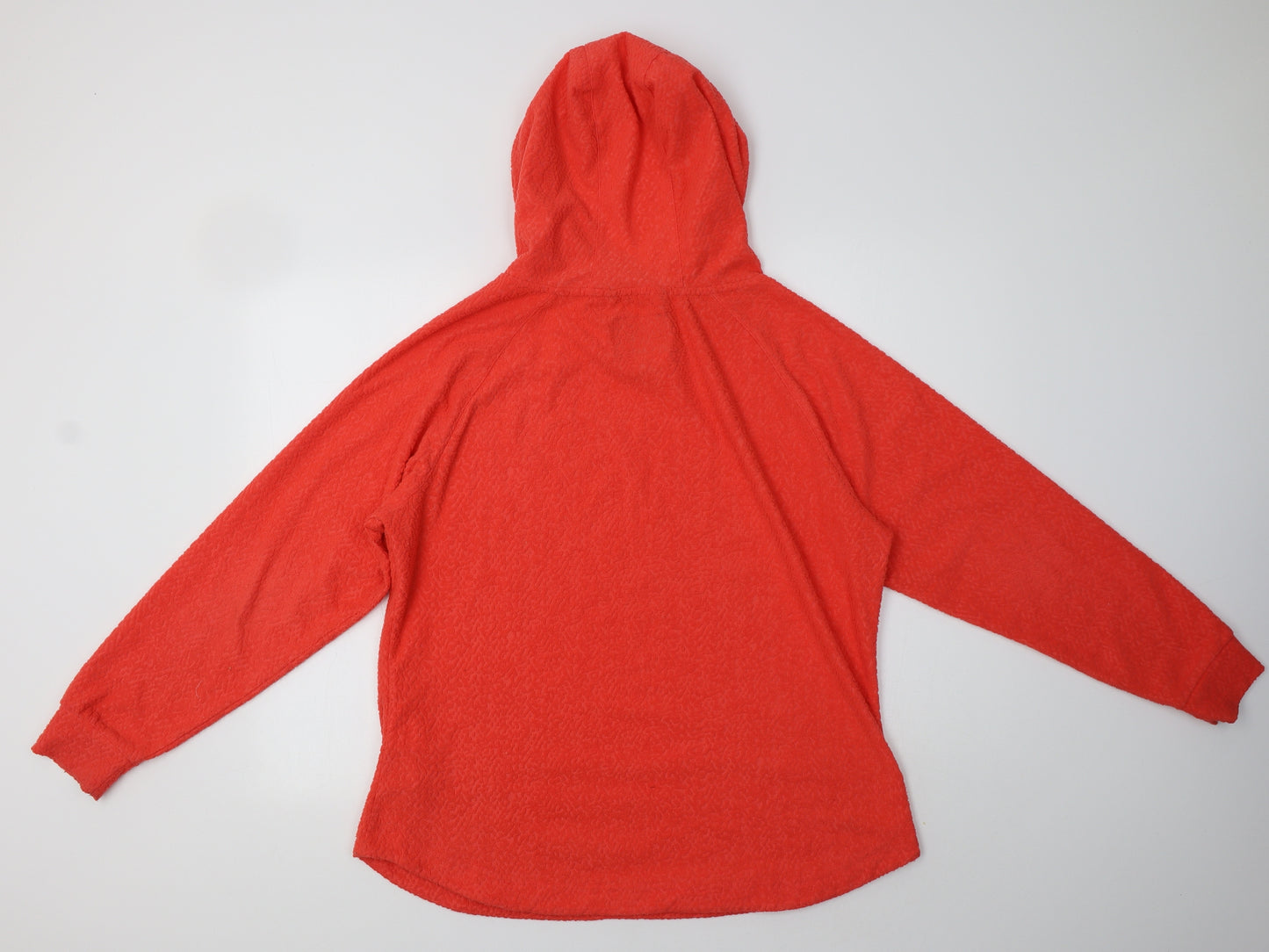 Regatta Womens Red  Polyester Pullover Hoodie Size 18