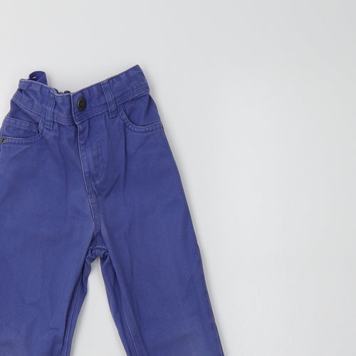 Primark Girls Blue  Cotton Skinny Jeans Size 5-6 Years  Regular