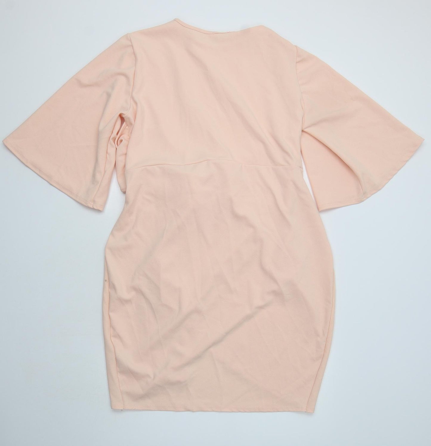 Boohoo Womens Pink  Polyester Bodycon  Size 20  Collared