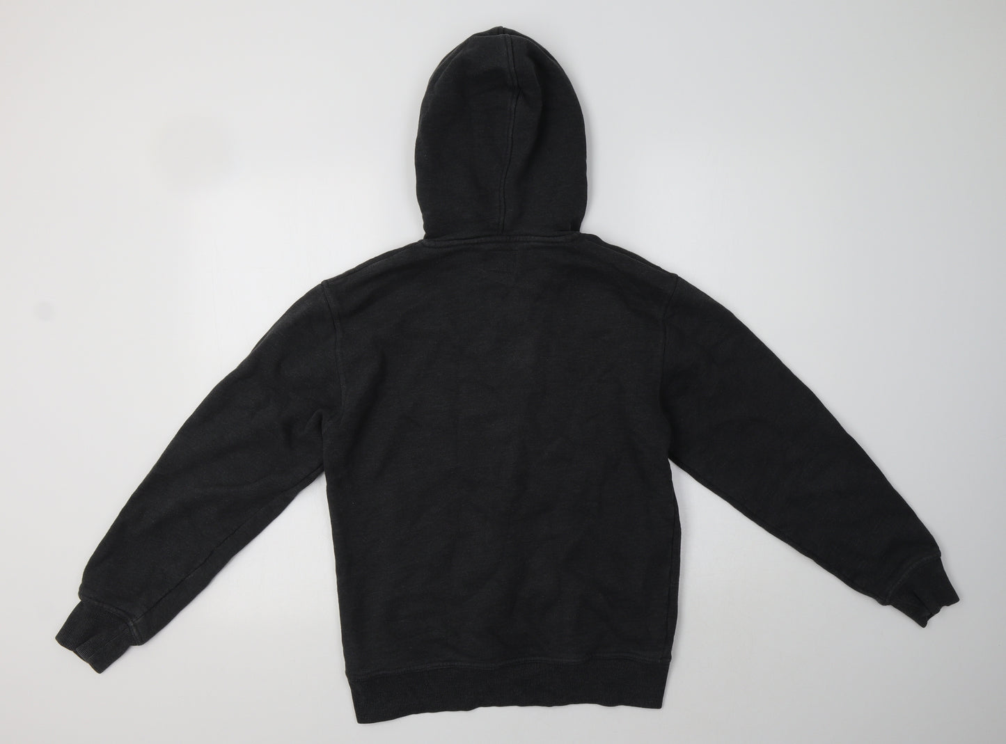 Surfdome Womens Grey  Cotton Pullover Hoodie Size S