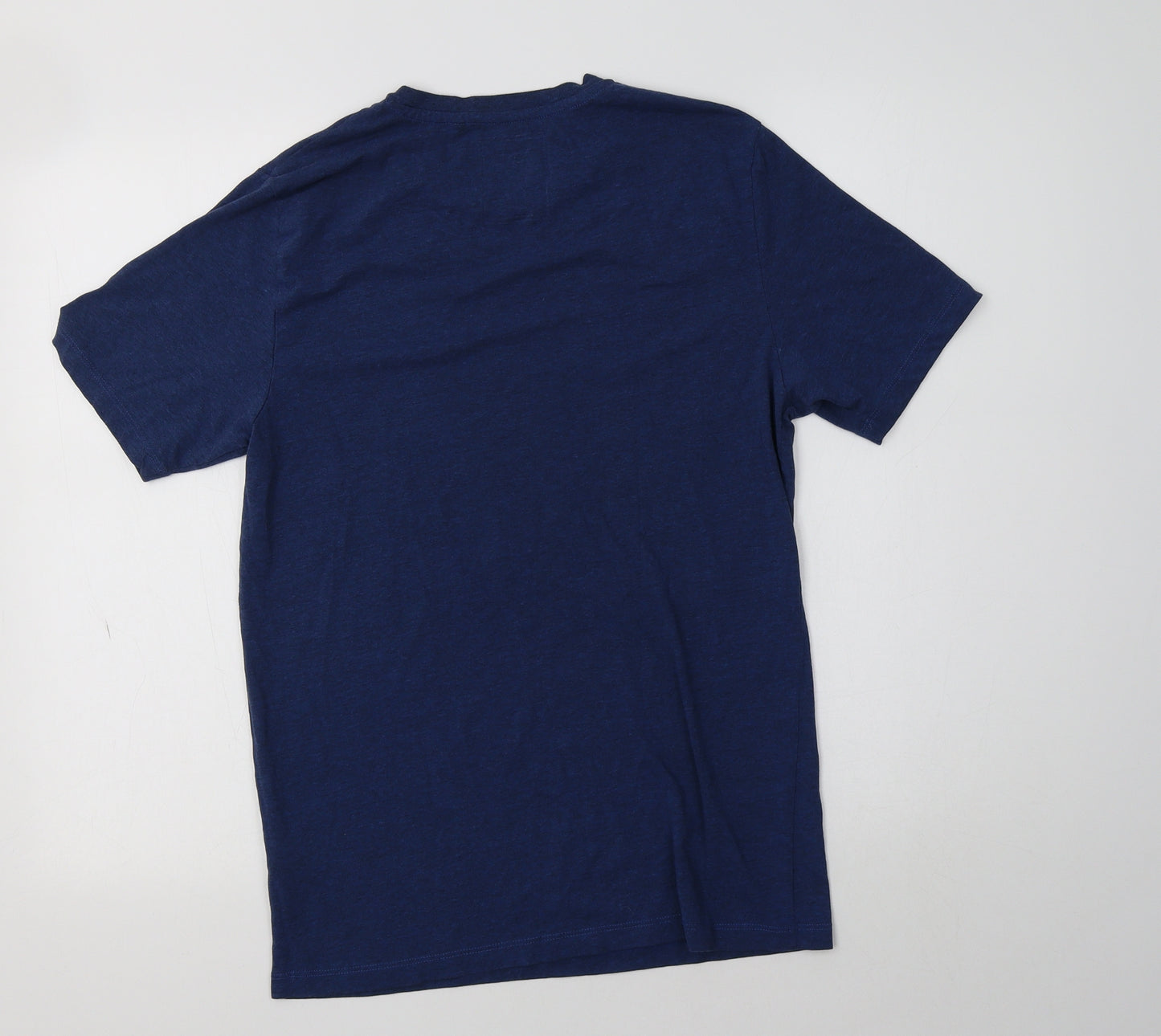 NEXT Mens Blue  Cotton  T-Shirt Size S Crew Neck