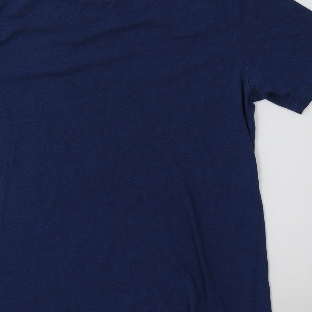 NEXT Mens Blue  Cotton  T-Shirt Size S Crew Neck