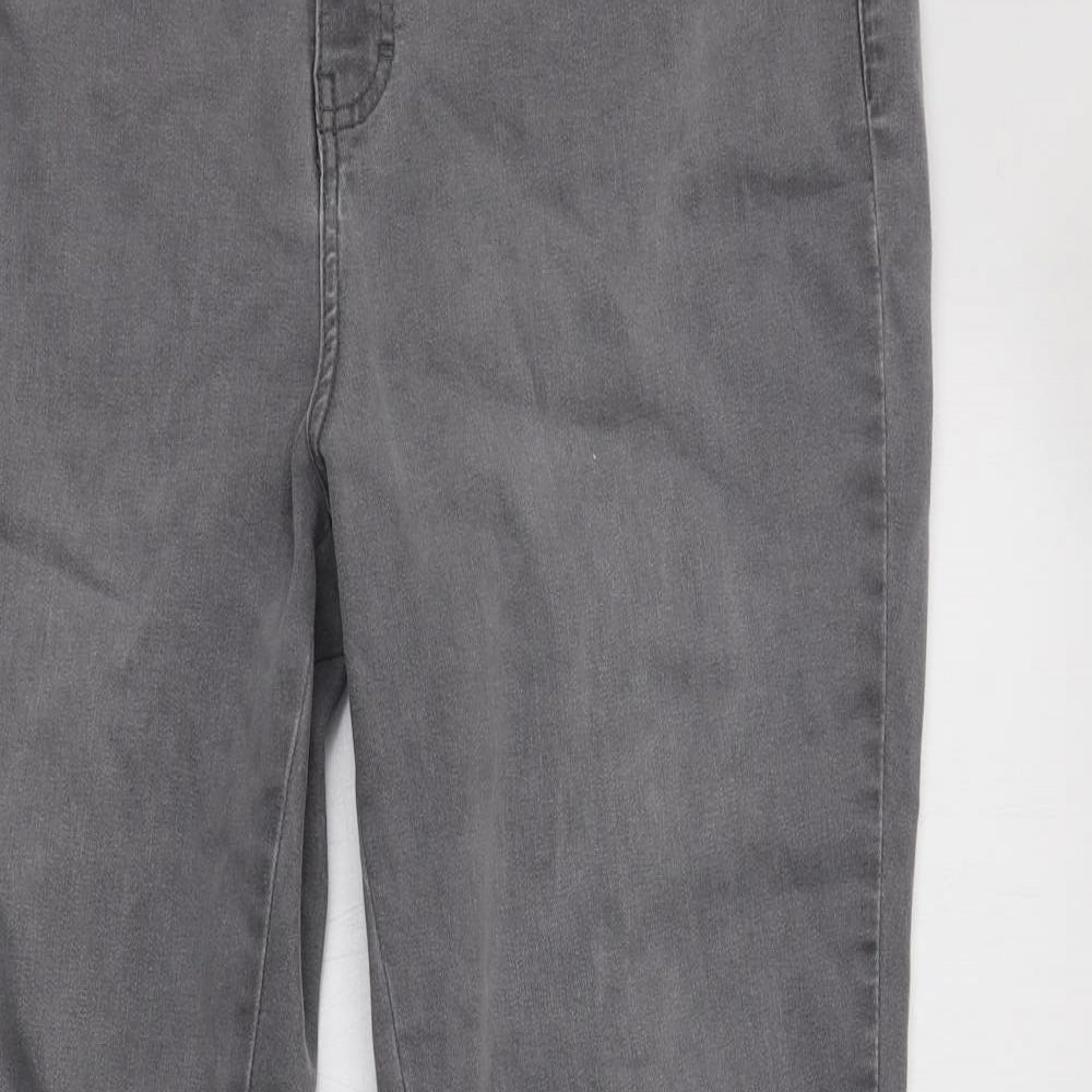 TU Womens Grey  Cotton Jegging Jeans Size 18 L29 in Regular