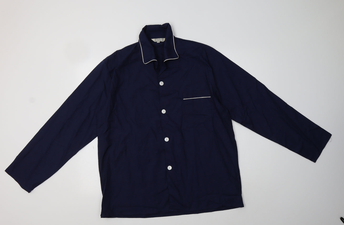 Preworn Mens Blue  Polyester  Pyjama Top Size L