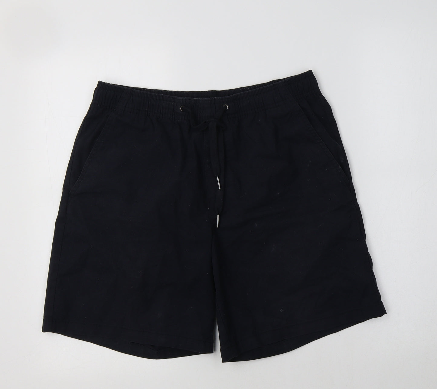 F&F Mens Black  Cotton Bermuda Shorts Size 30 L7 in Regular