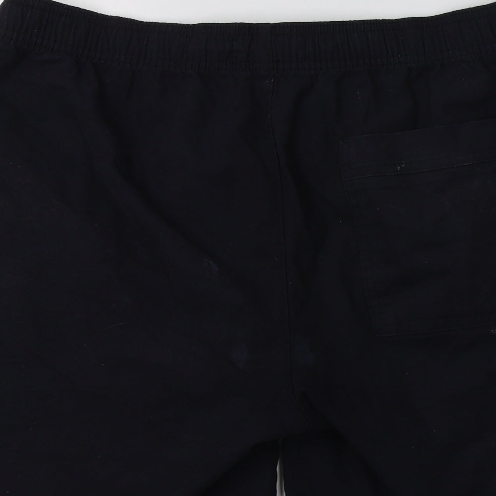 F&F Mens Black  Cotton Bermuda Shorts Size 30 L7 in Regular