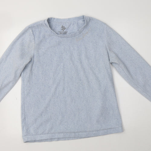 Primark Womens Blue  Polyester Top Lounge Set Size M