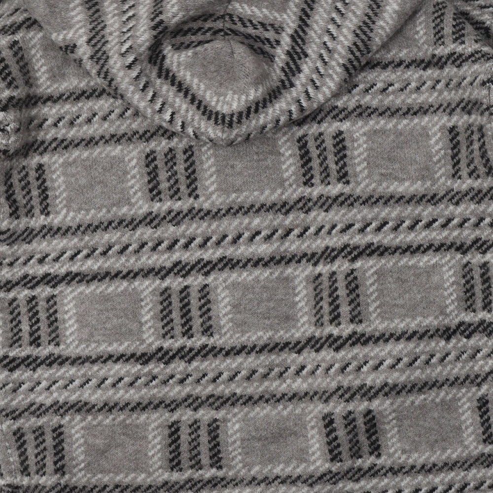 Primark Womens Grey Geometric  Jacket Coatigan Size XS