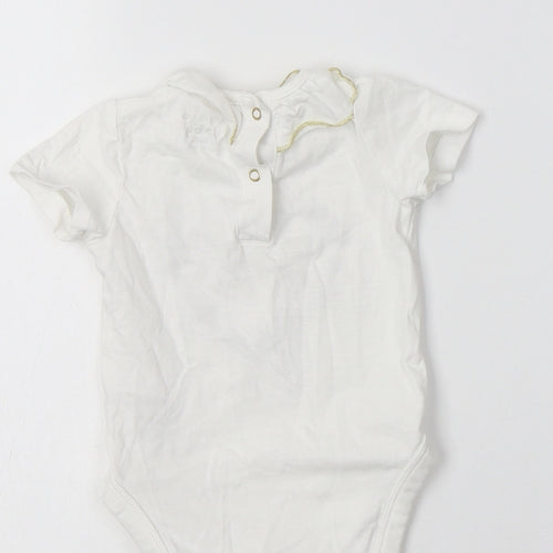 River Island  White  Cotton Romper One-Piece Size 6-9 Months   - Lovely