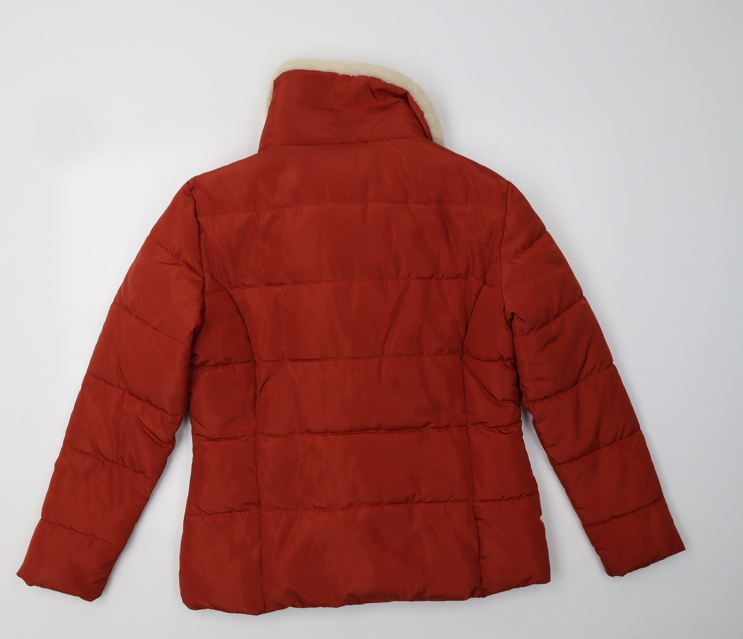 Roman Womens Orange   Puffer Jacket Jacket Size 14