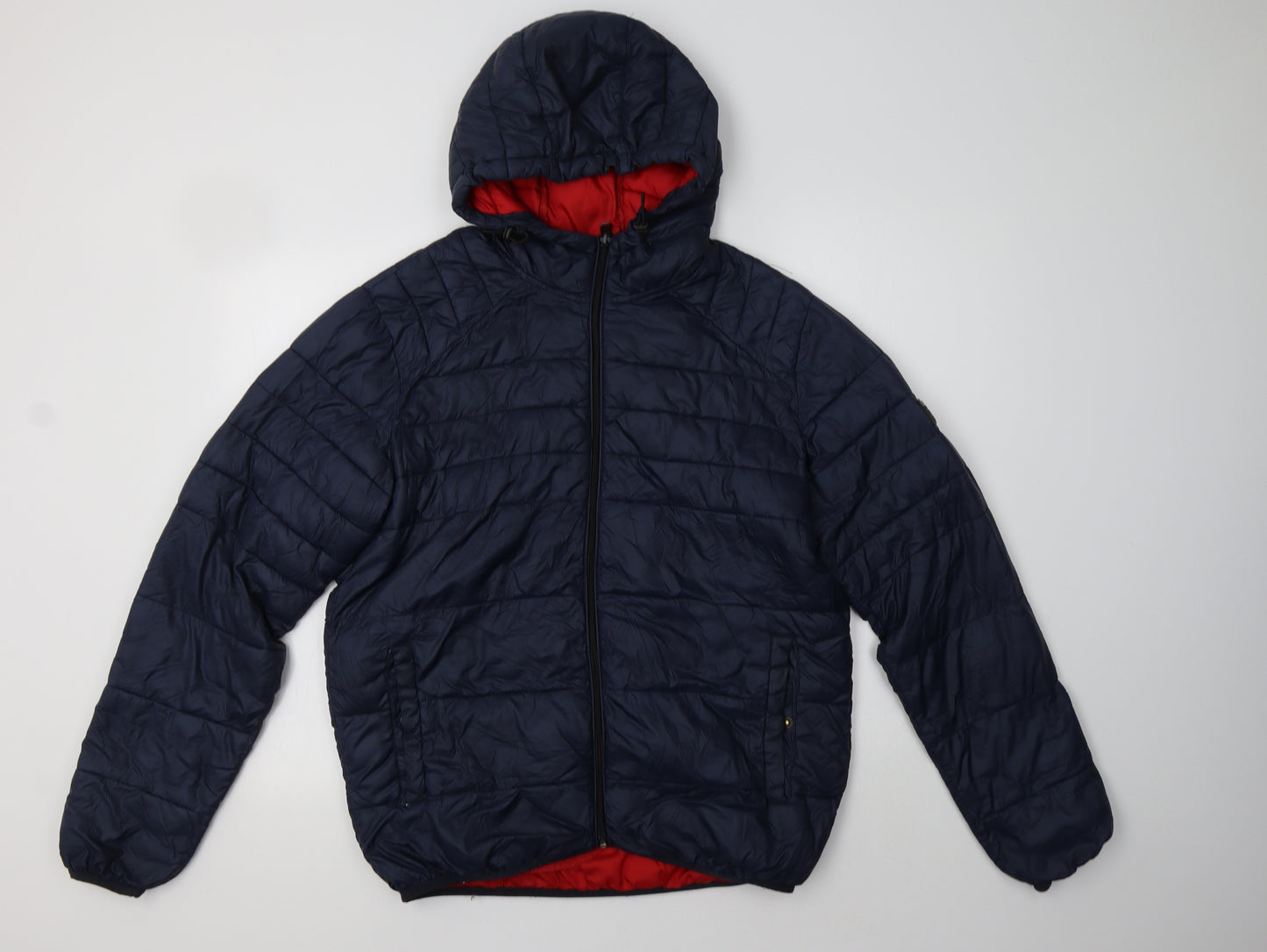 JACK & JONES Mens Blue   Puffer Jacket Jacket Size L