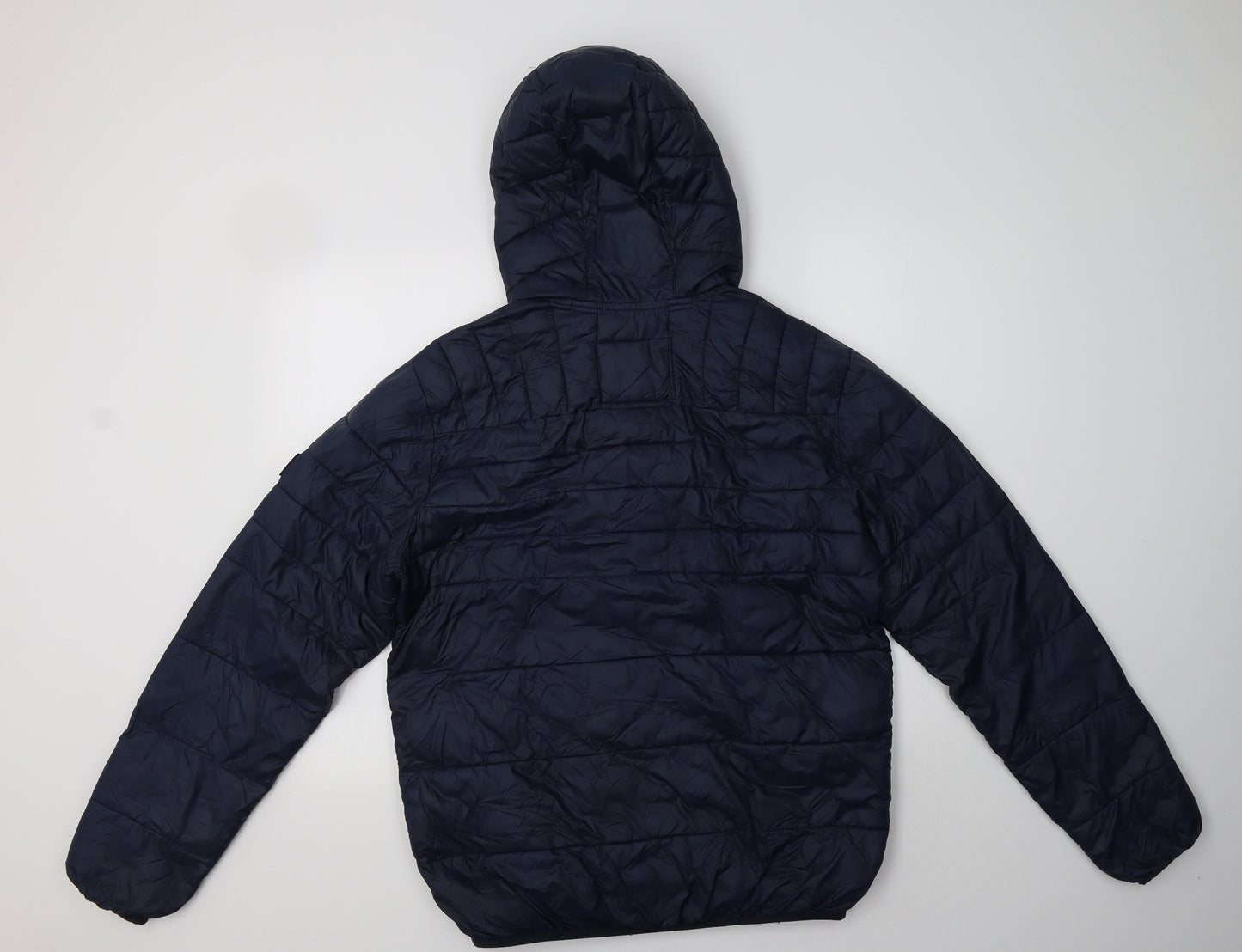 JACK & JONES Mens Blue   Puffer Jacket Jacket Size L