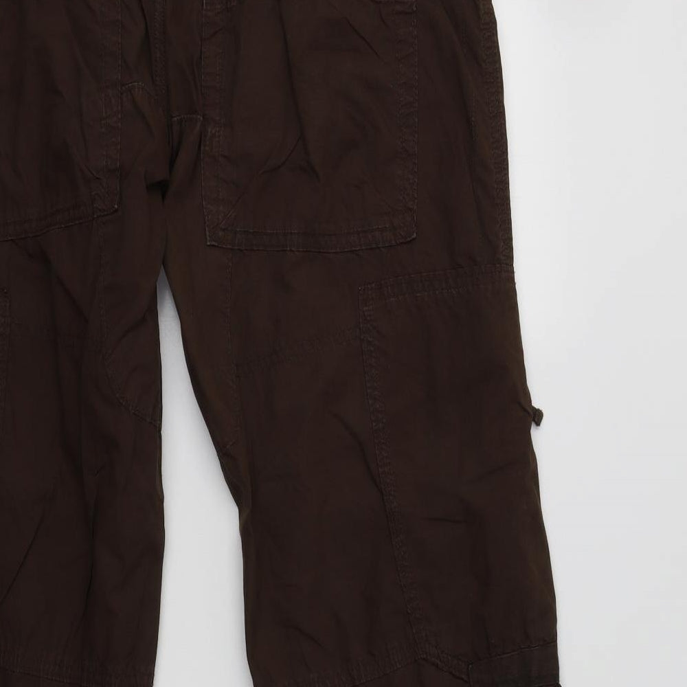 NEXT Mens Brown  Cotton Carpenter Trousers Size 34 L33 in Regular