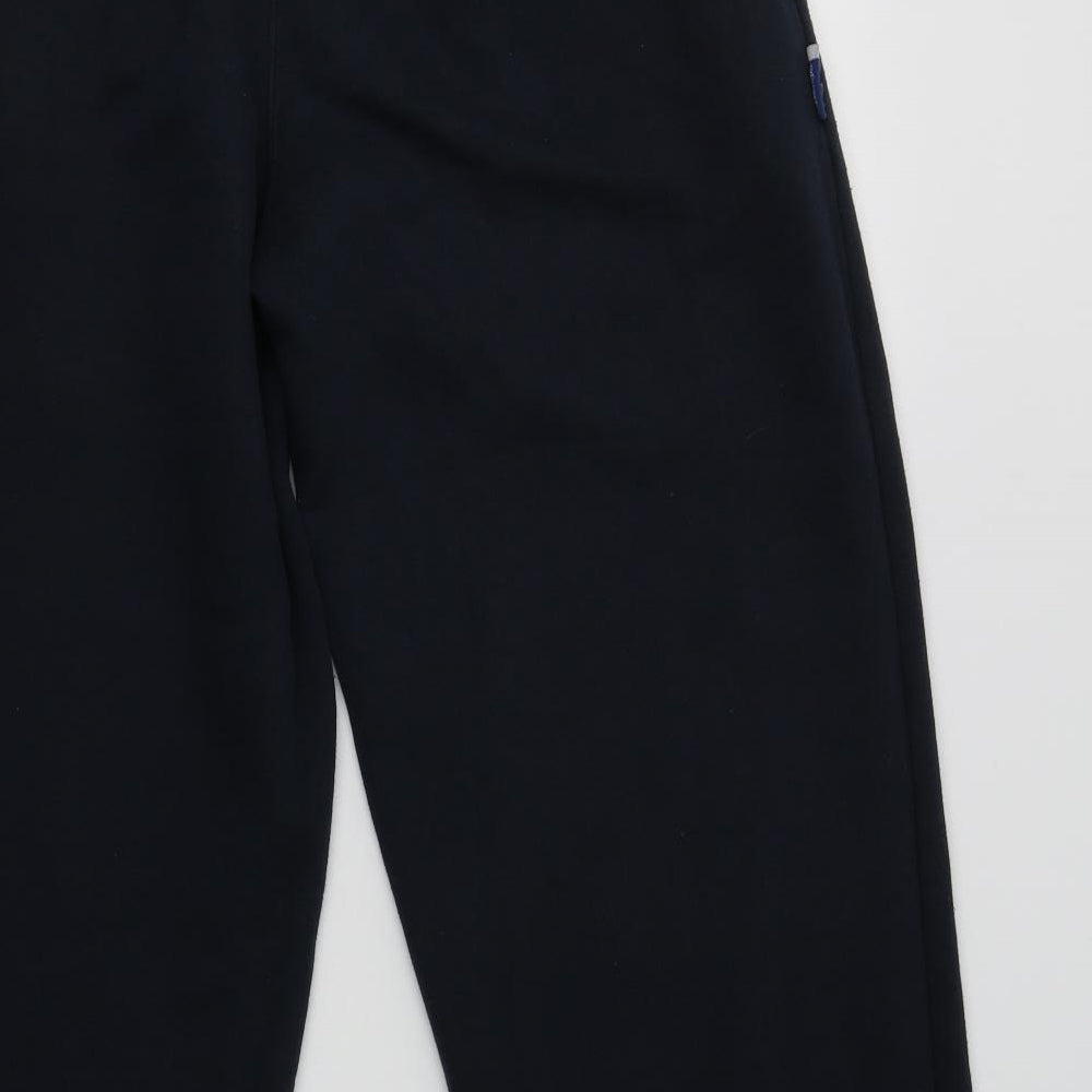 Slazenger Womens Blue  Cotton Jogger Trousers Size M L28 in Regular
