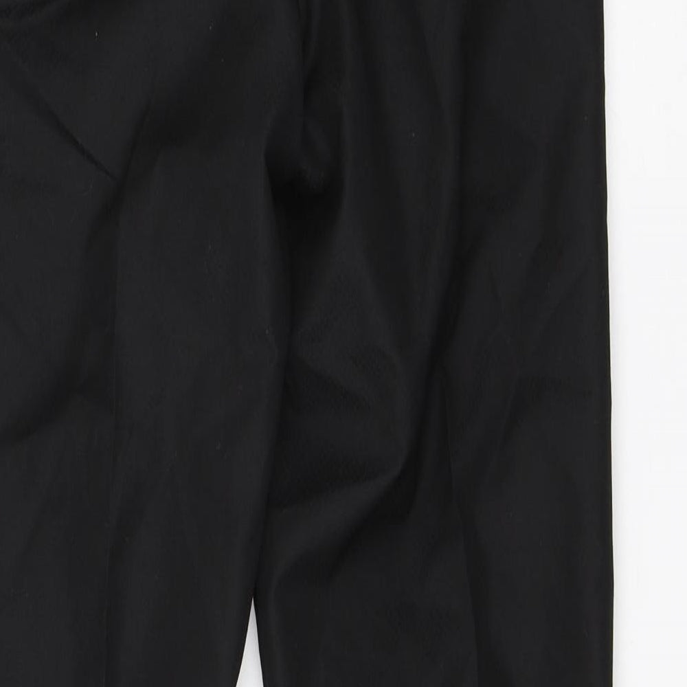 NEXT Mens Black  Viscose Dress Pants Trousers Size 28 L28 in Regular