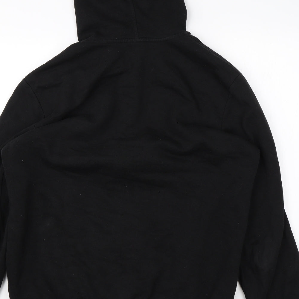 PUMA Mens Black  Cotton Pullover Hoodie Size L   - puma