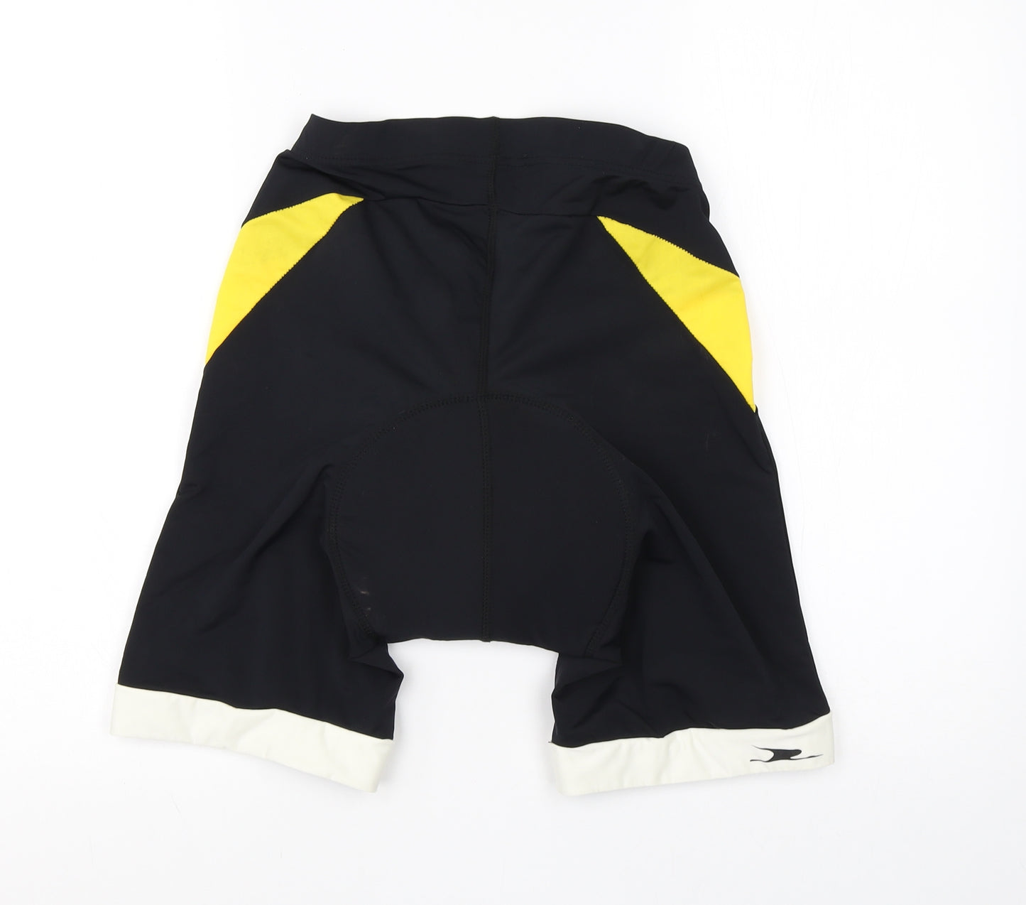 Crane Mens Black  Polyamide Biker Shorts Size M  Regular