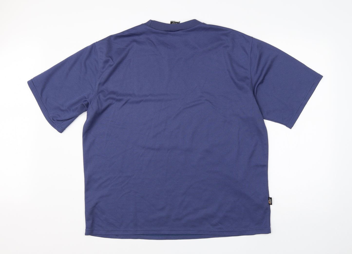Lowe Alpine Mens Blue  Polyester  T-Shirt Size L Round Neck
