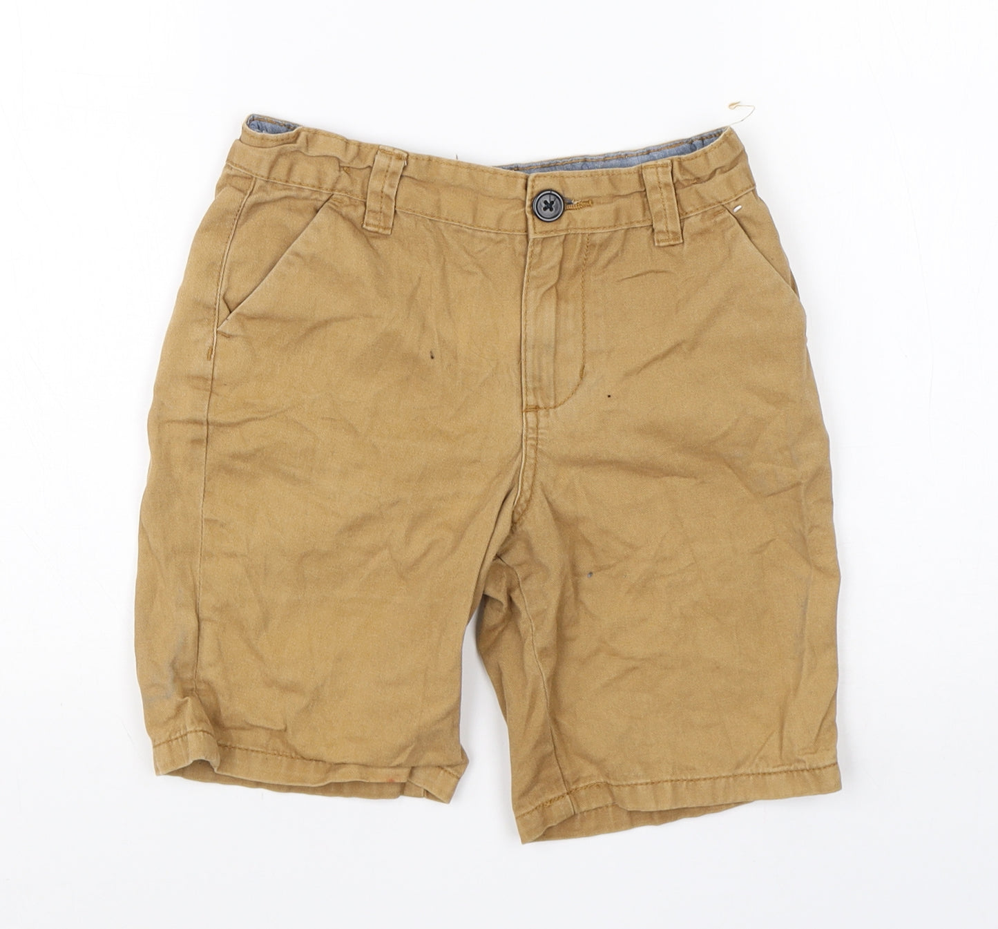 Denim Co Boys Brown  Cotton Cargo Shorts Size 8-9 Years  Regular
