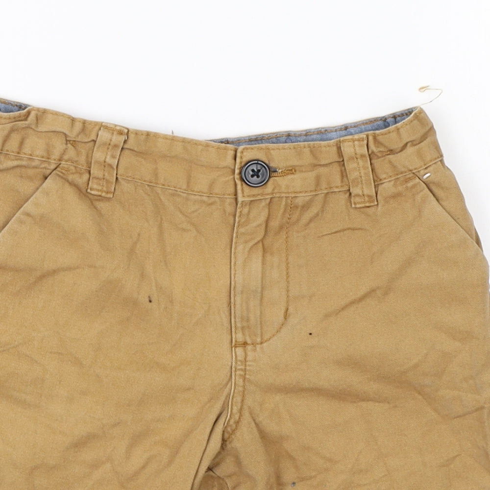 Denim Co Boys Brown  Cotton Cargo Shorts Size 8-9 Years  Regular