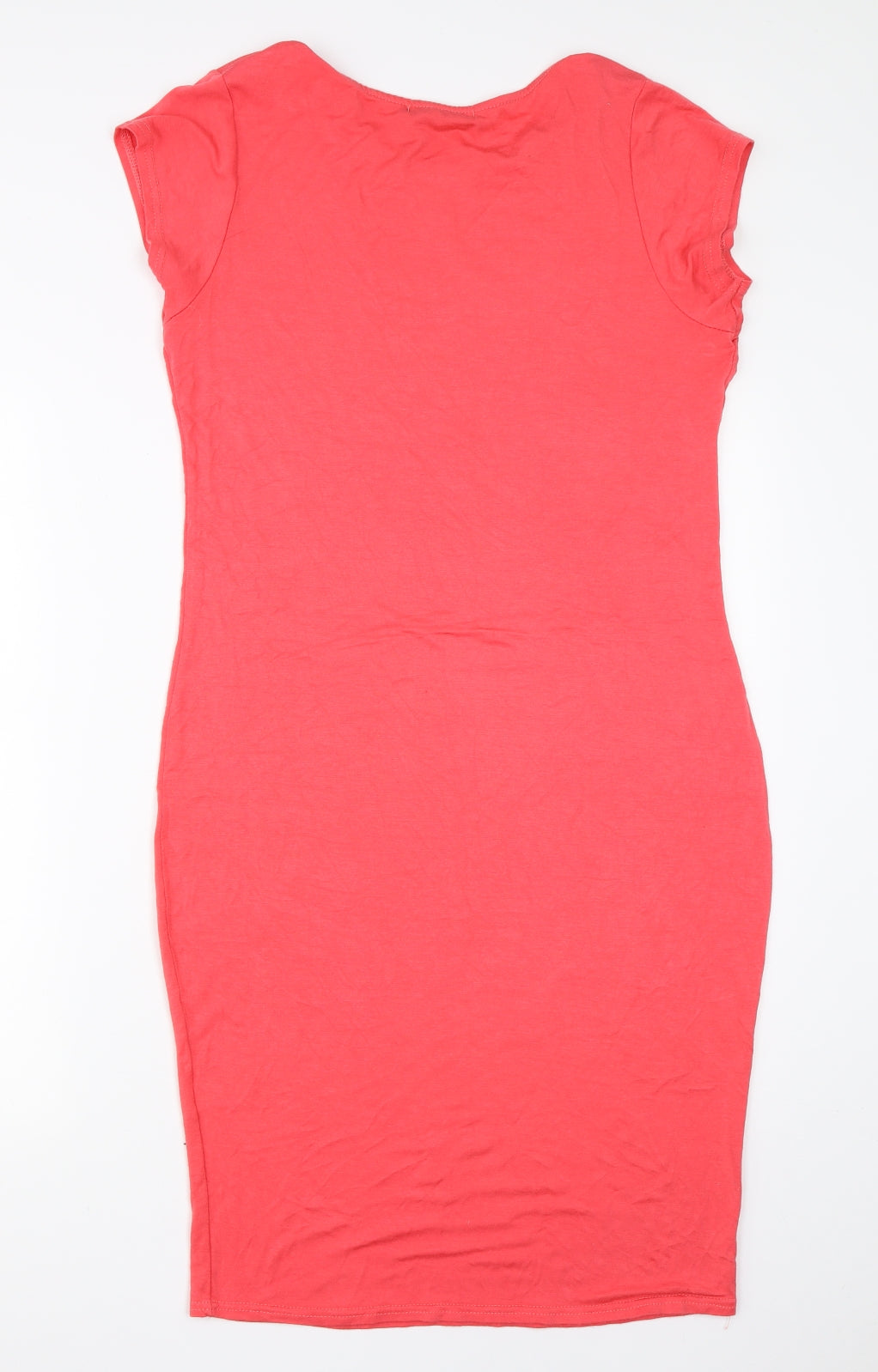 Select Womens Pink  Polyester Pencil Dress  Size 16  Round Neck