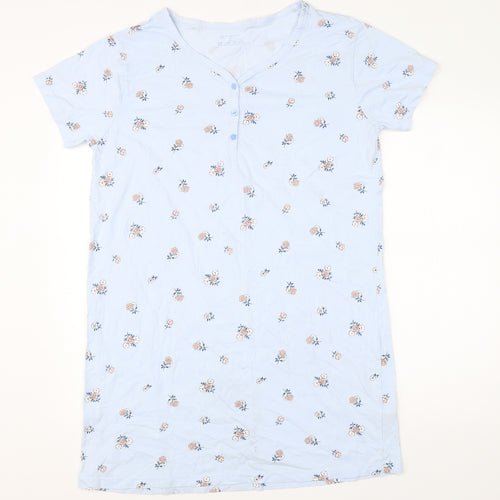 Primark Womens Blue Floral Cotton  Dress Size S