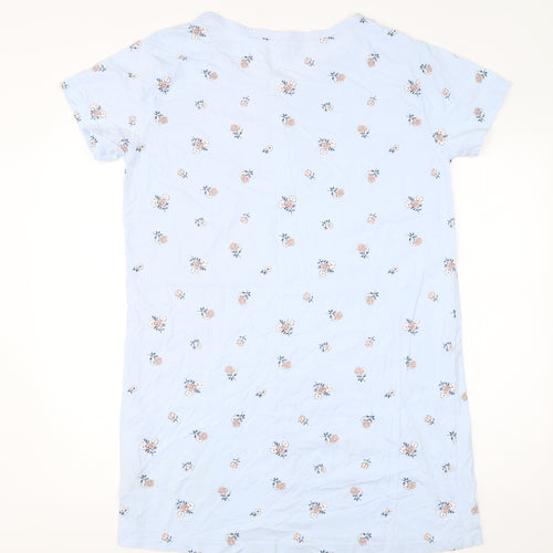 Primark Womens Blue Floral Cotton  Dress Size S