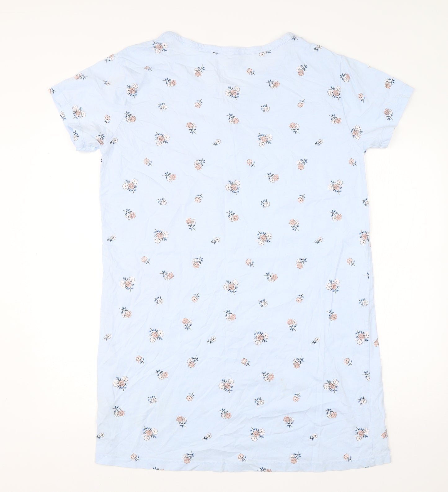 Primark Womens Blue Floral Cotton  Dress Size S
