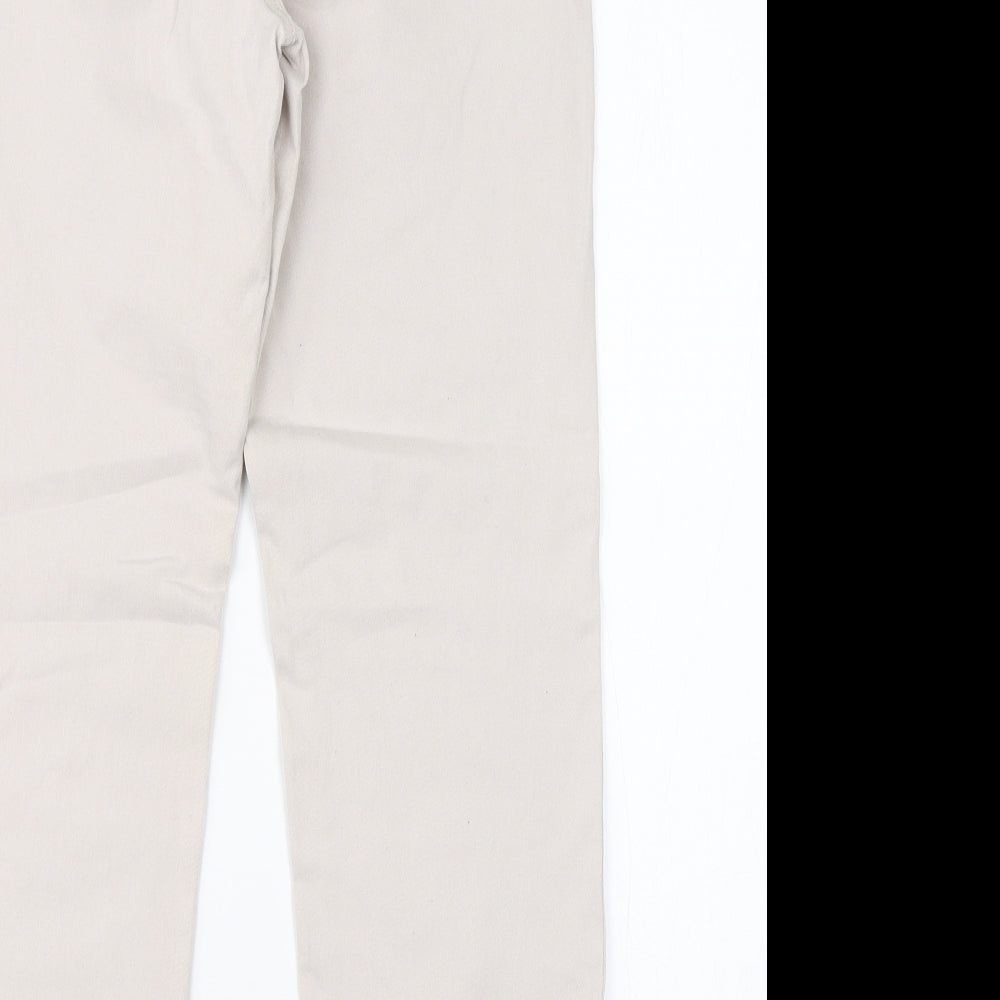 Bandolino Womens Beige  Cotton Cargo Trousers Size 14 L25 in Regular