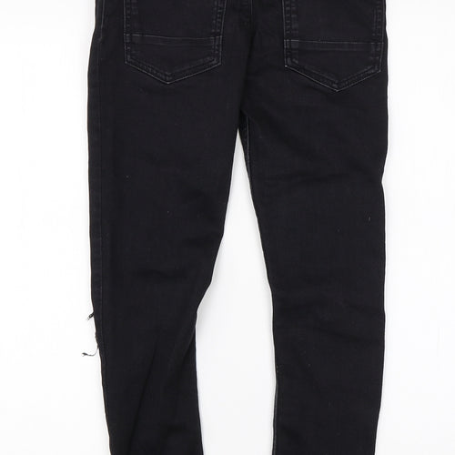 River Island Boys Black  Cotton Skinny Jeans Size 11 Years  Regular