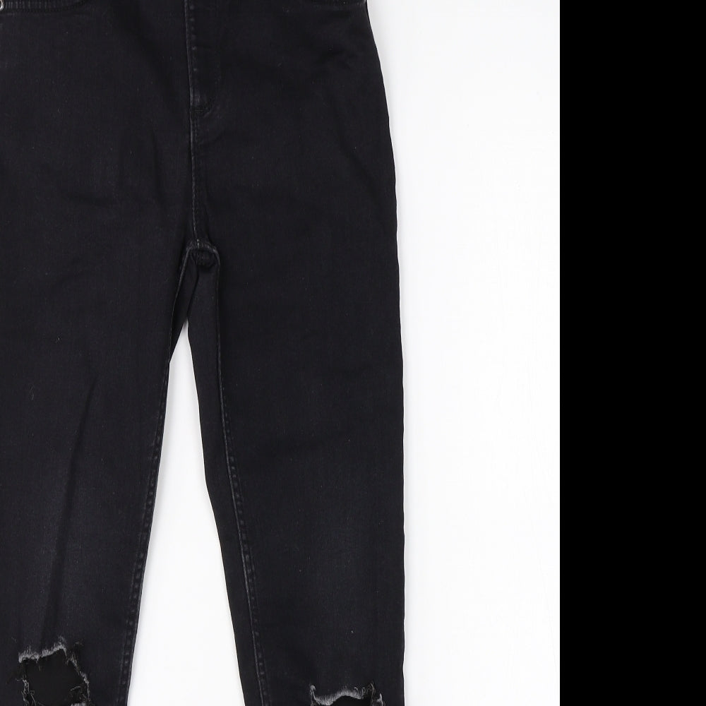 River Island Boys Black  Cotton Skinny Jeans Size 11 Years  Regular