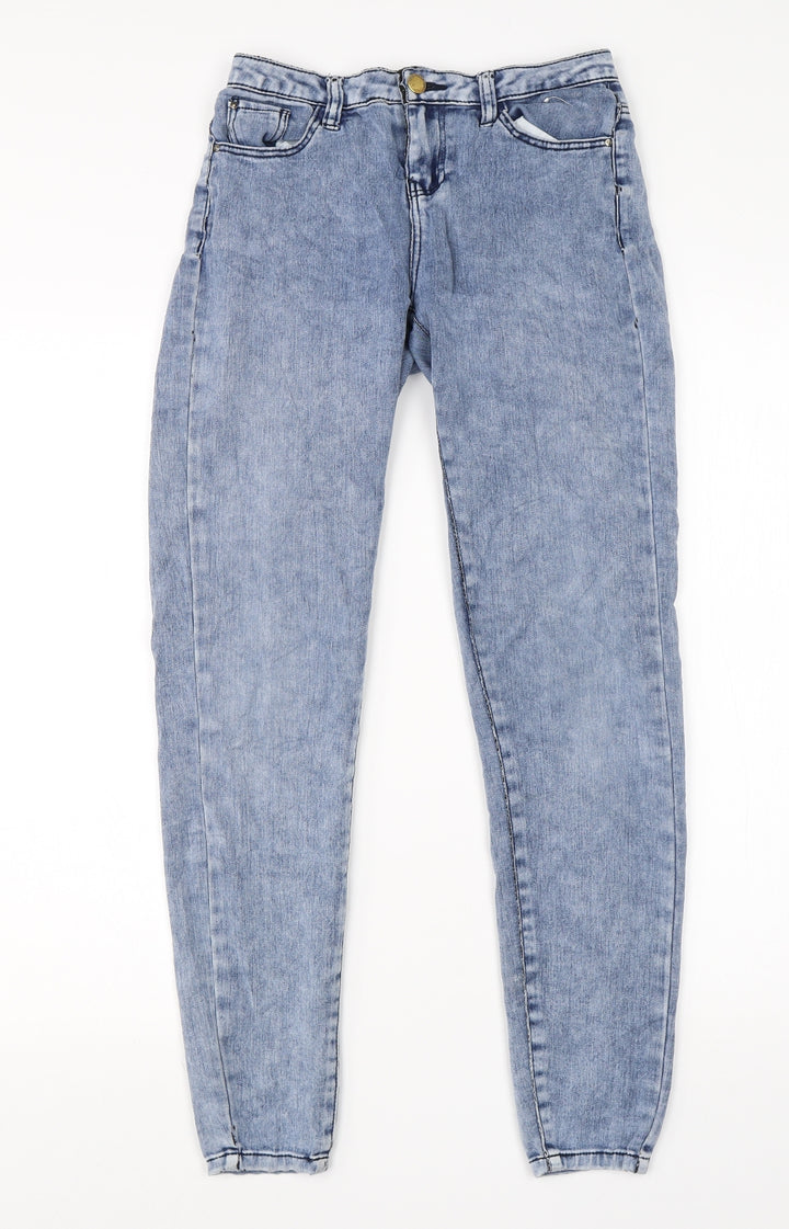 Denim Co Womens Blue Cotton Jegging Jeans Size 6 L26 in Regular