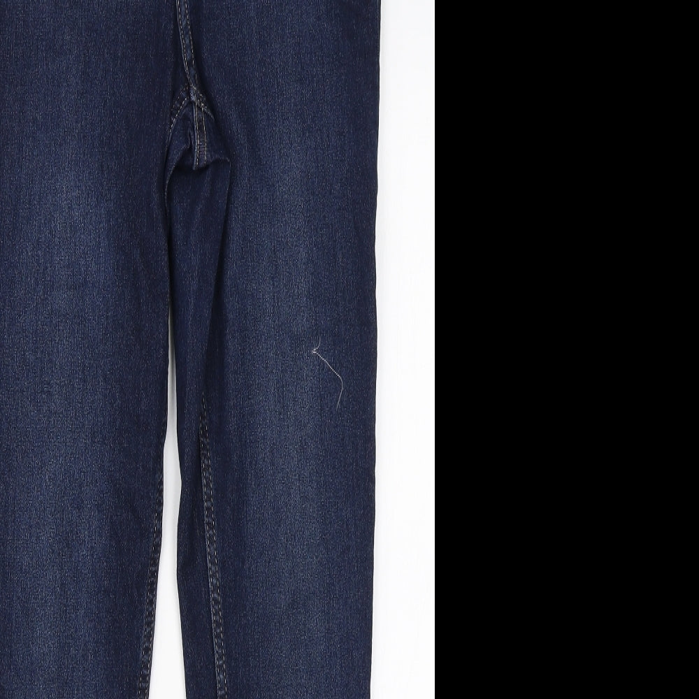 Divided Womens Blue  Cotton Skinny Jeans Size 12 L28 in Regular