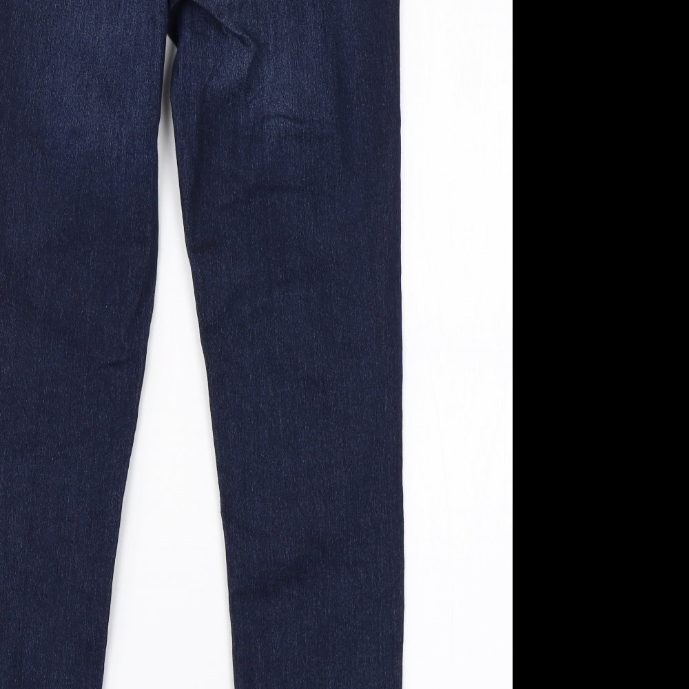 Divided Womens Blue  Cotton Skinny Jeans Size 12 L28 in Regular