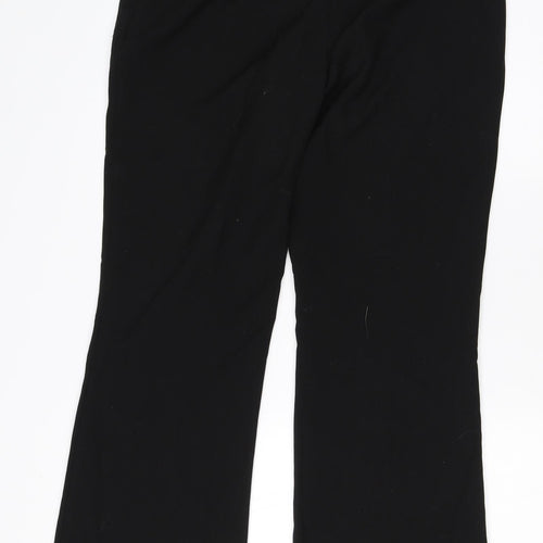 George Womens Black  Viscose Dress Pants Trousers Size 12 L30 in Regular