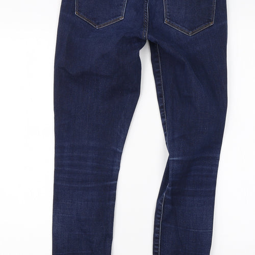 Gap Womens Blue  Cotton Skinny Jeans Size 26 in L28 in Regular