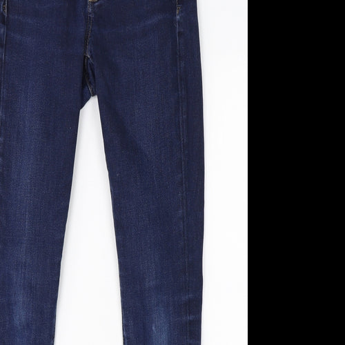 Gap Womens Blue  Cotton Skinny Jeans Size 26 in L28 in Regular