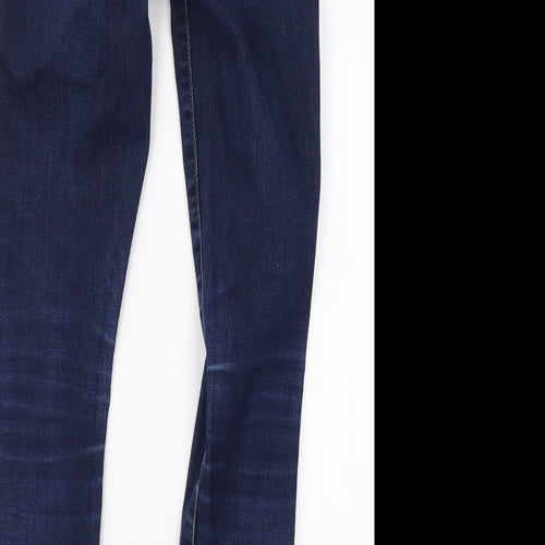 Gap Womens Blue  Cotton Skinny Jeans Size 26 in L28 in Regular