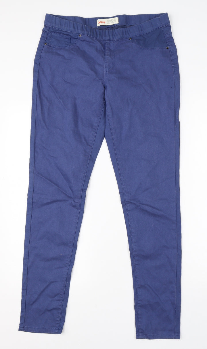 Denim Co Womens Blue  Cotton Skinny Jeans Size 12 L28 in Regular