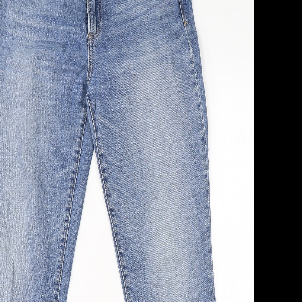 Gap Womens Blue  Cotton Straight Jeans Size 29 L28 in Regular