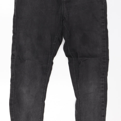 George Womens Black  Cotton Jegging Jeans Size 12 L25 in Regular