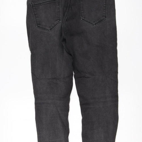 George Womens Black  Cotton Jegging Jeans Size 12 L25 in Regular