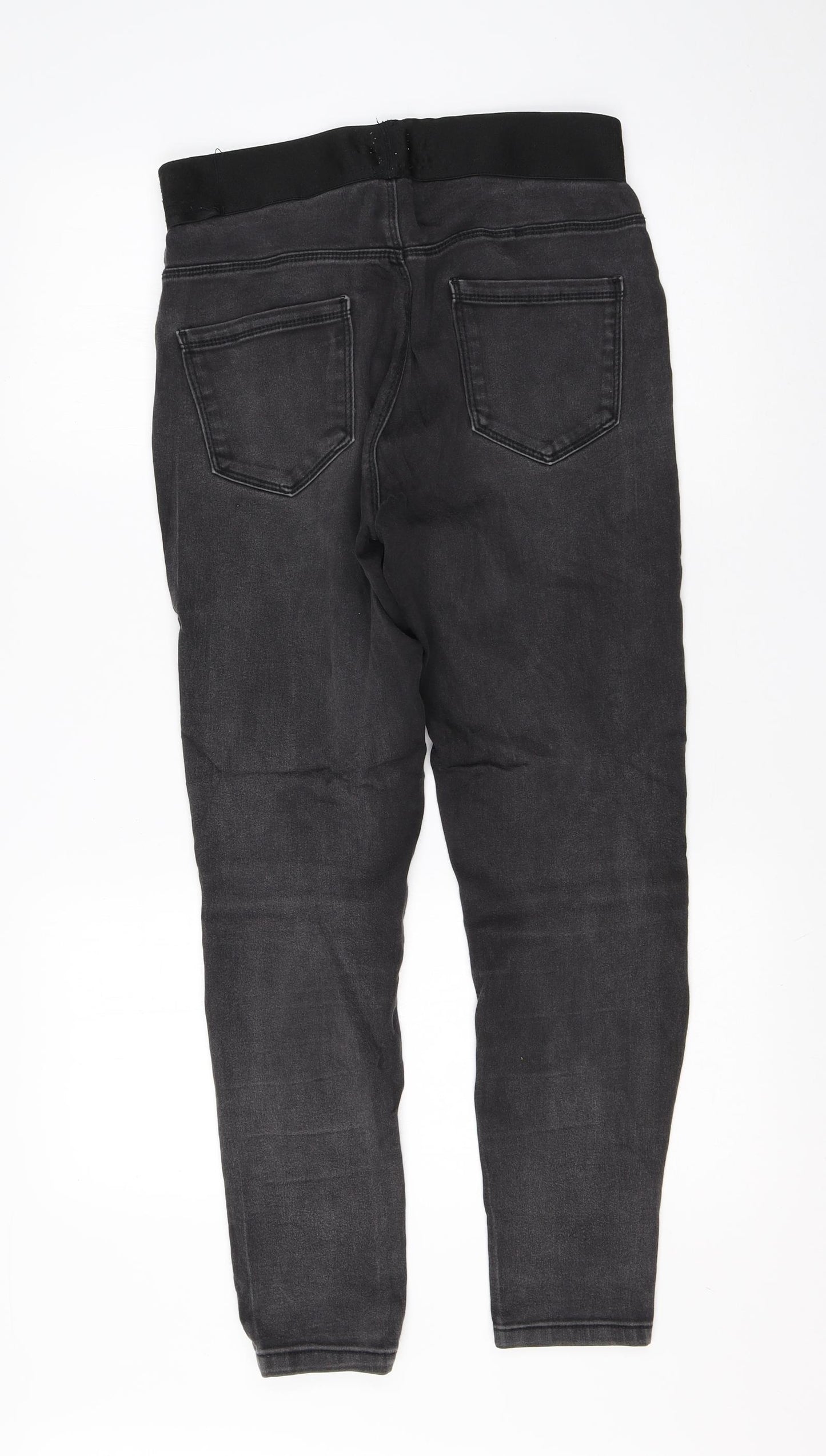 George Womens Black  Cotton Jegging Jeans Size 12 L25 in Regular