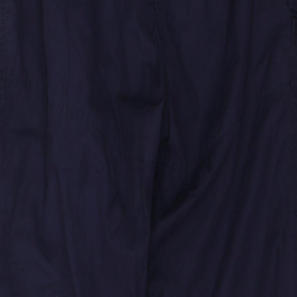 Craghoppers Womens Blue  Cotton Trousers  Size 14 L28 in Regular
