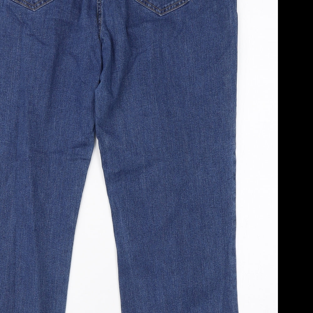 TU Womens Blue  Cotton Cropped Jeans Size 20 L24 in Regular