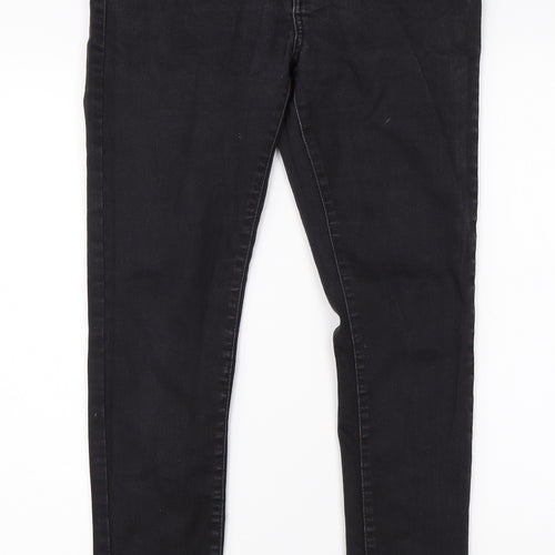 Denim Co Womens Black  Cotton Skinny Jeans Size 16 L26 in Regular